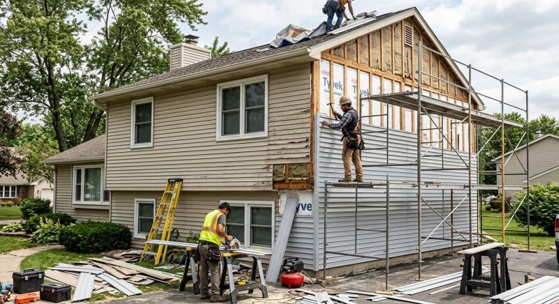 Damaged Siding Replacement in Hillsboro, OH