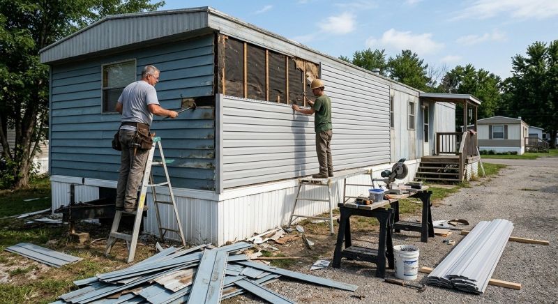 Damaged Siding Replacement in Hillsboro, OH