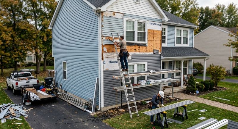 House Siding Replacement in Hillsboro, OH